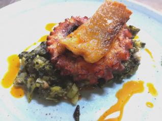 Pulpo con Espigalls